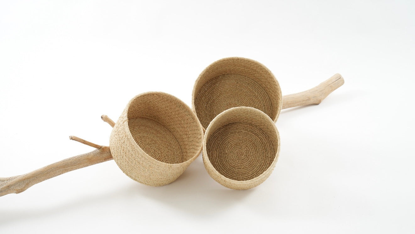 Panier Raphia lot 0004