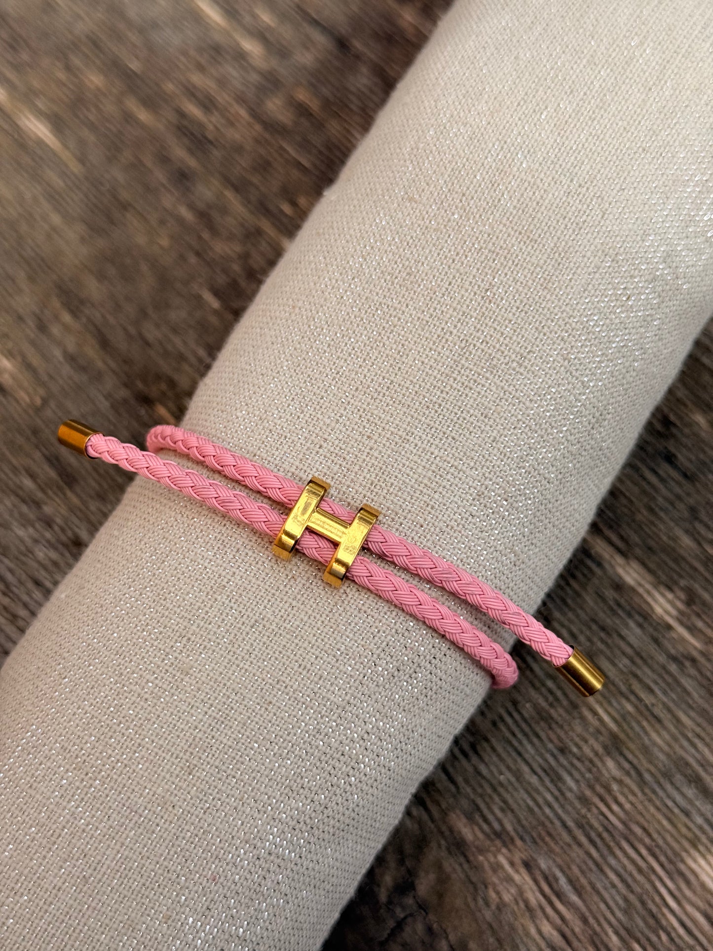 Bracelet H rose
