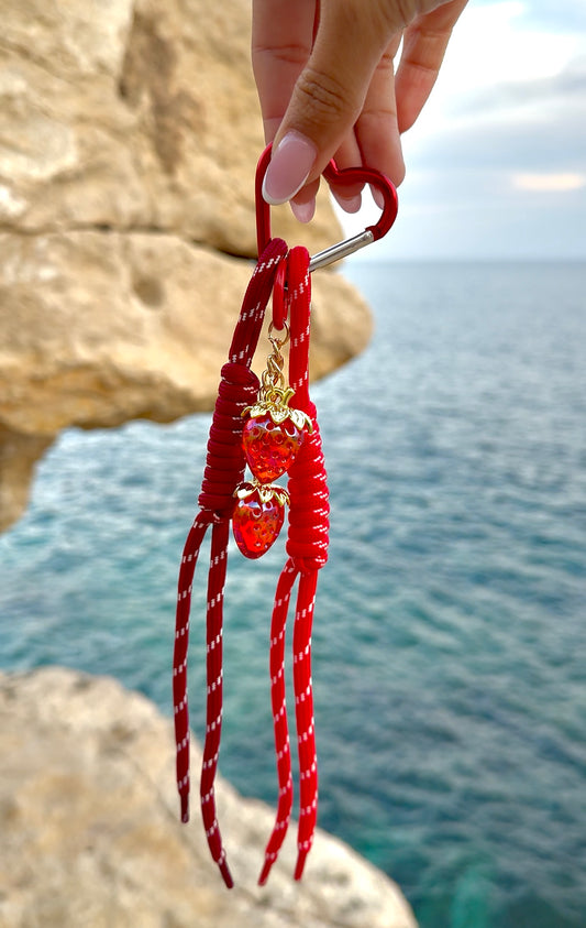 Porte clés rouge
