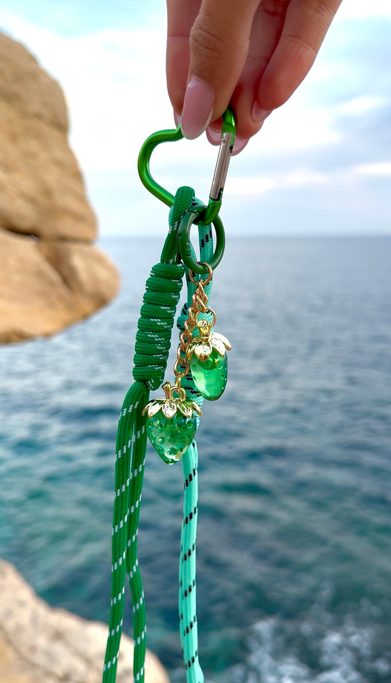 Porte clés vert