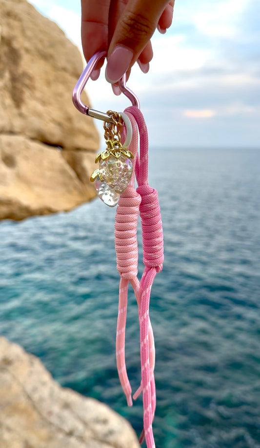 Porte clés rose