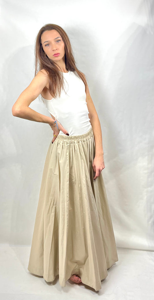 Jupe beige